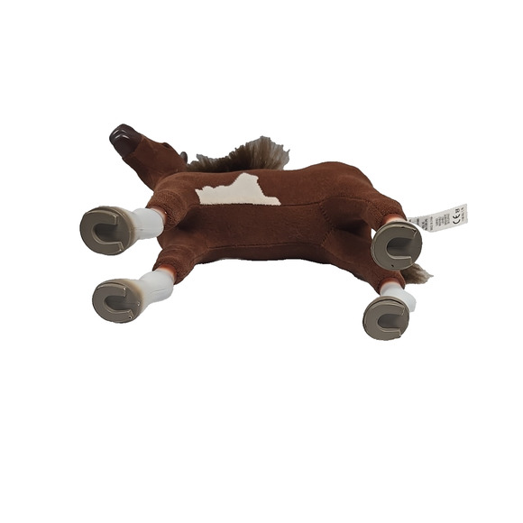 American Girl Paint Foal Horse 2019 GJD50 Brown Fabric Coat Rooted Mane and Tail - Picture 9 of 12